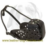 Leather Dog Muzzle for Attack/Agitation Training  Leather Dog Muzzle for Attack/Agitation Training