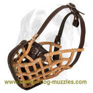 Military Style Leather Dog Muzzle for Attack/Agitation Training  Military Style Leather Dog Muzzle for Attack/Agitation Training